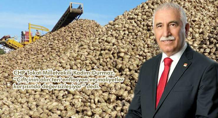 Milletvekili Durmaz’dan pancar alım fiyatlarına sert tepki