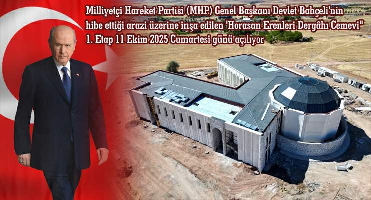 ‘Horasan Erenleri Dergâhı Cemevi” 11 Ekim’de açılıyor