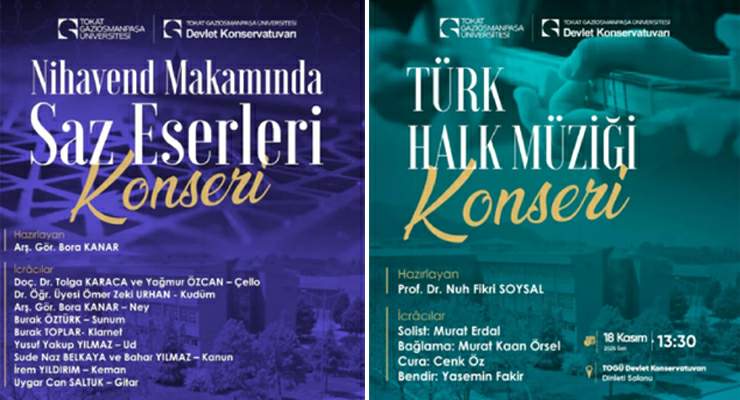 18 Kasım’da TOGÜ’de “Nihavend Saz ve Türk Halk Müziği” buluşması