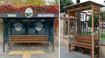Belediye tarafından Tokat’ın durakları yeniden şekilleniyor