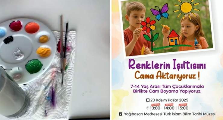 Tokat Belediyesi’nden çocuklar için “Renklerin Işıltısını Cama Aktarıyoruz” etkinliği