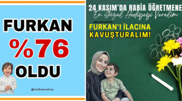 24 Kasım’da Rabia öğretmene en güzel hediye