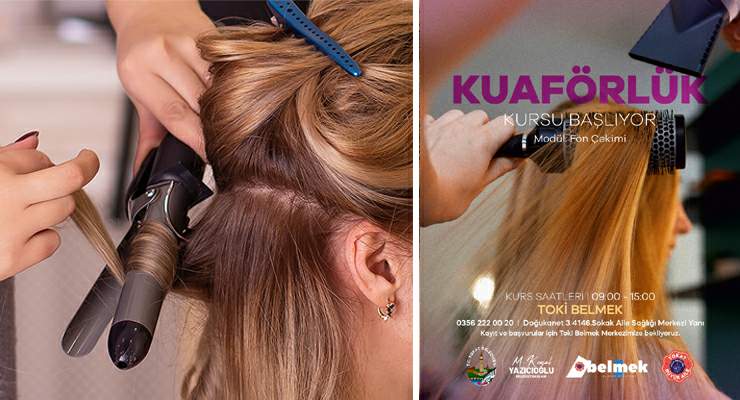 Tokat Belediyesi kuaförlük kursu açıyor