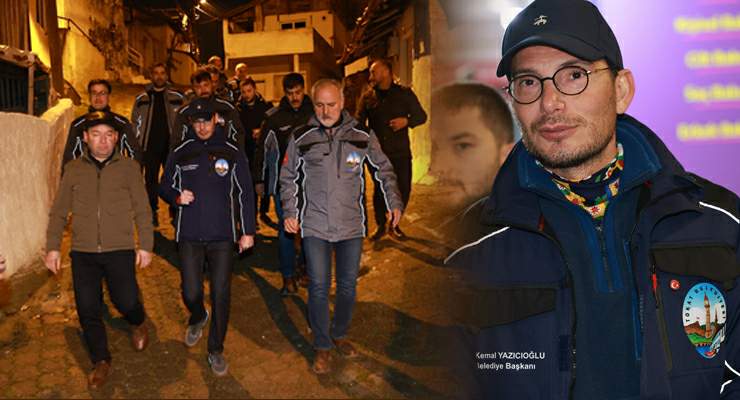 Tokat’ta üretken belediyeciliğin gece mesaisi