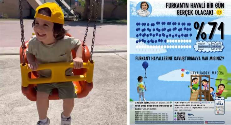 Destek çağrısı çığ gibi büyüyor, Furkan’ın tedavi umudu %71’e ulaştı