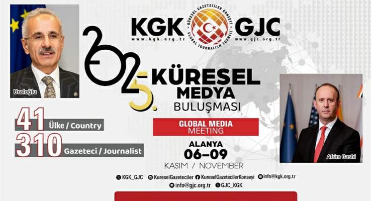 “KGK 5. Küresel Medya Buluşması” Alanya’da başlıyor