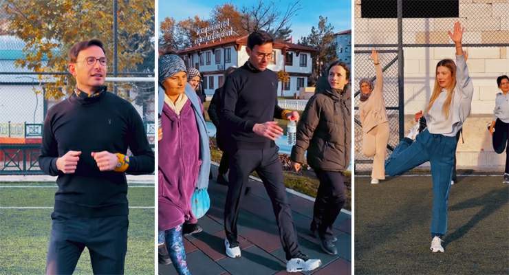 Başkan Yazıcıoğlu ile Tokat’ta “Sabah Sporu” trend oldu