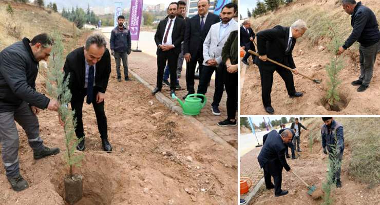 TOGÜ’de fidanlar toprakla buluştu