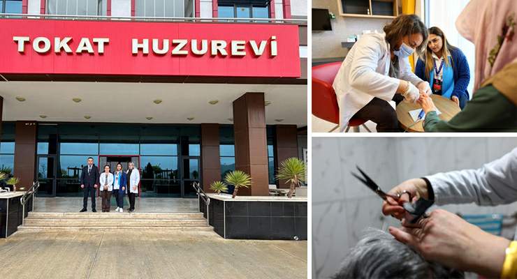 Tokat Belediyesi, Huzurevi sakinlerine kişisel bakım hizmeti verdi