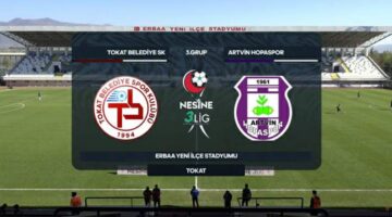 Tokat Belediye Spor, Artvin Hopaspor’u tek golle devirdi