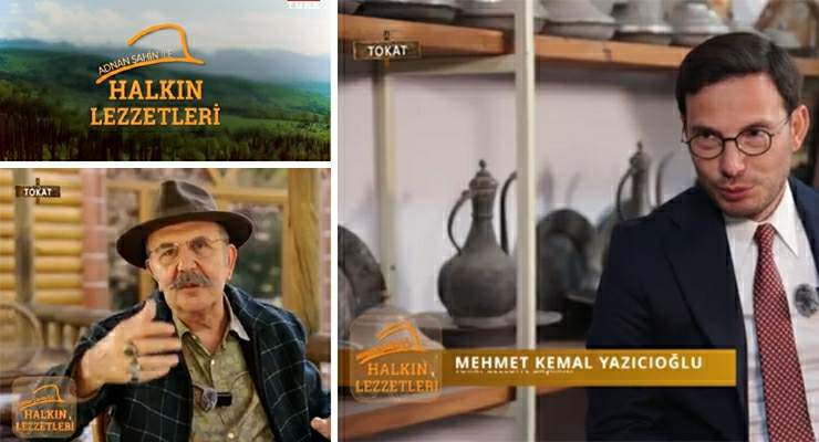 Başkan Yazıcıoğlu ile Tokatlı şef Adnan Şahin “Çiğli Gömbe” yedi