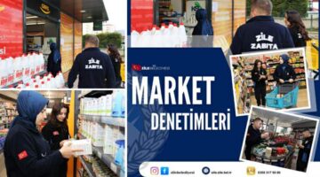 Zile zabıta ekipleri marketlerde düzenli denetimlerini sürdürüyor