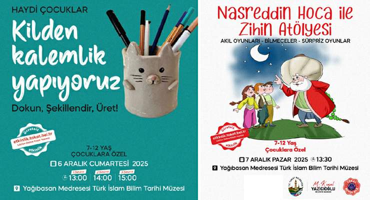 Tokat Belediyesi’nden çocuklar için haftasonu etkinliği
