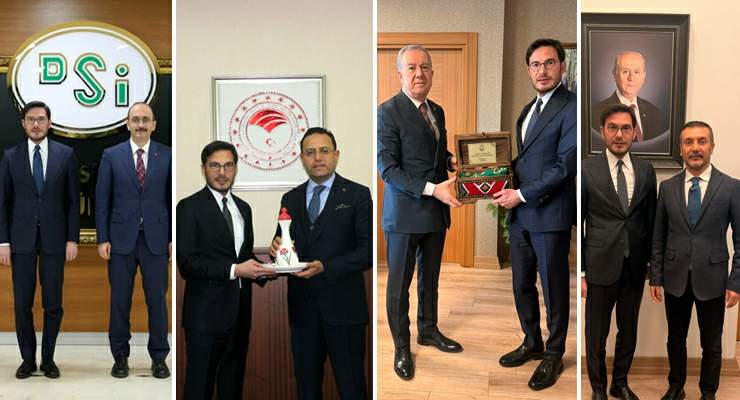 Ankara’da Başkan Yazıcıoğlu’ndan üst düzey ziyaretler