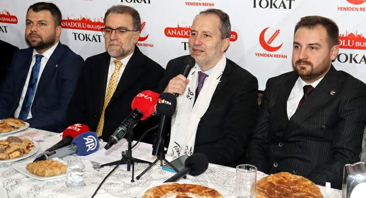 Fatih Erbakan Tokat’ta sert konuştu: “Bu bütçe faiz bütçesidir”