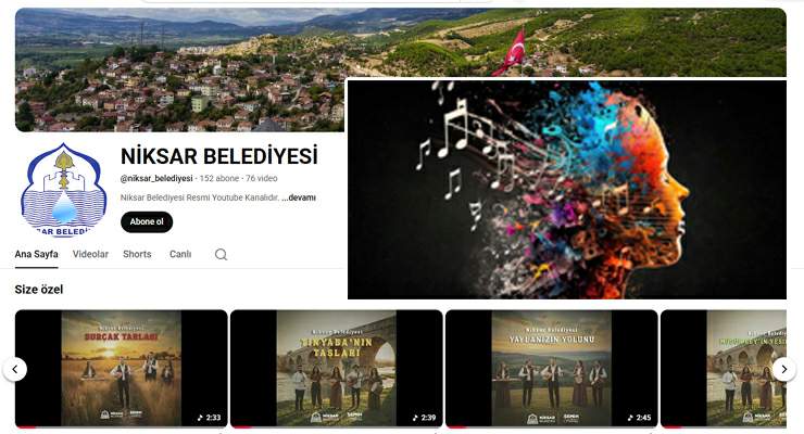 Niksar Belediyesi’de trend yapan “Yapay Zeka Müzik” kervanına girdi
