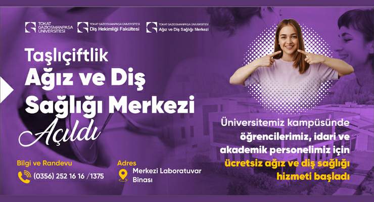 TOGÜ Taşlıçiftlik Ağız ve Diş Sağlığı Merkezi hizmete açıldı