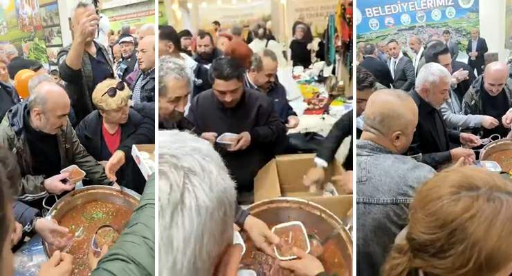 İstanbul’da vatandaşlar “Bat” ikramına akın etti