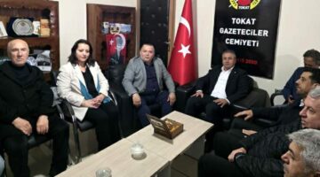 İYİ Parti Tokat teşkilatından Gazeteciler Cemiyeti’ne ziyaret