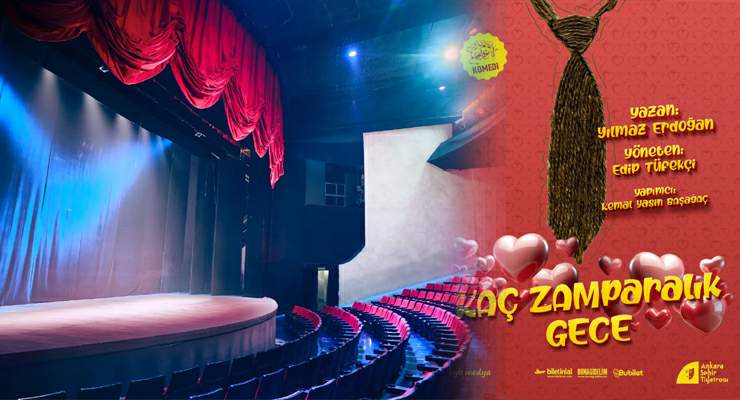 Tokat’ta “Kaç Zamparalık Gece” tiyatro oyunu sahnelenecek