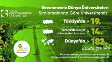 TOGÜ’den “GreenMetric Dünya Üniversiteleri” sıralamasında büyük başarı