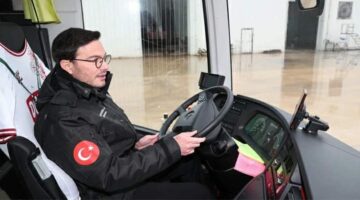 Başkan Yazıcıoğlu direksiyon başına geçti