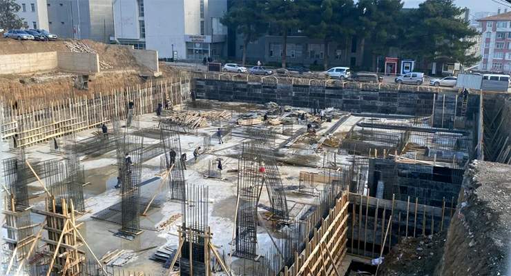 “Hastane Modern Otopark” projesinde yoğun çalışma devam ediyor