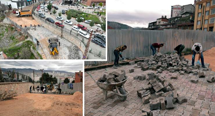 Üniversite Hastanesi çevresine trafiği rahatlatacak önemli bir adım daha