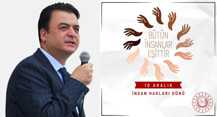 Vali Köklü’nün “10 Aralık Dünya İnsan Hakları” günü mesajı