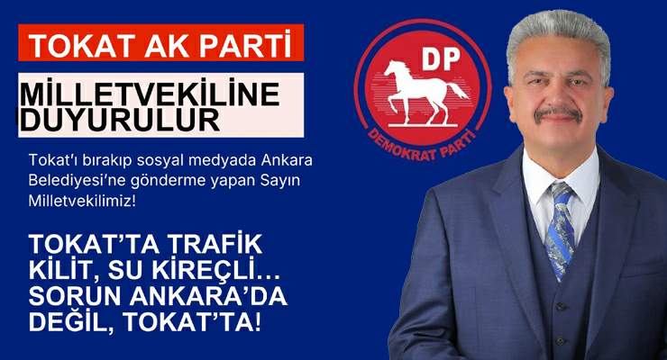 Genel Bşk Yard. Süleyman Kaya, “Ankara’yı bırakın, Tokat’a bakın”