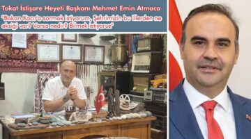 “Bakan Kacır’a sormak istiyorum, Şehrimizi bu illerden ne eksiği var? Varsa nedir? Bilmek istiyoruz”