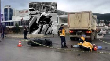 Kamyonla çarpışan motosiklet sürücüsü hayatını kaybetti