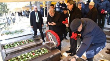 SANKO’nun kurucusu “Sani Konukoğlu” mezarı başında anıldı