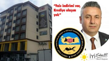 Başkan Erkan Er, “Faiz indirimi var, Krediye ulaşım yok”