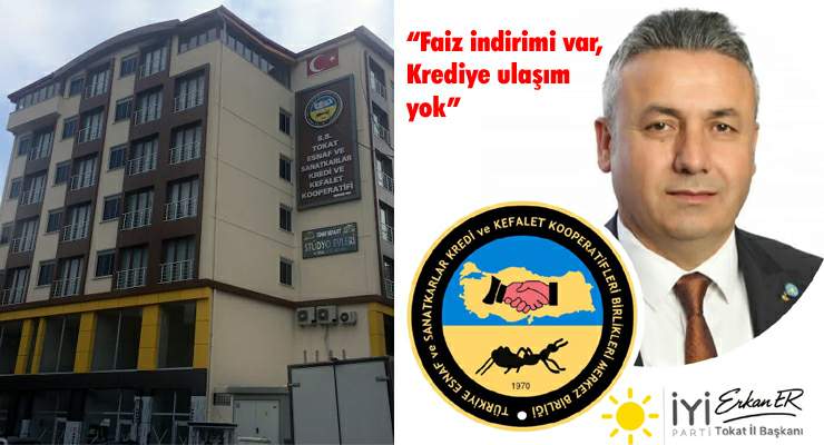 Başkan Erkan Er, “Faiz indirimi var, Krediye ulaşım yok”