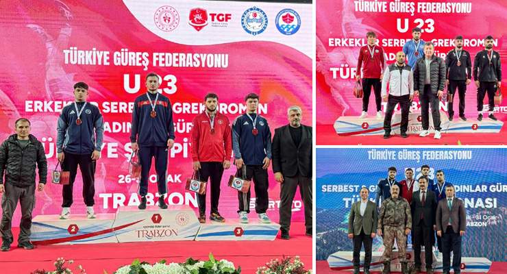 TOGÜ’den ‘U23 Serbest Güreş Türkiye Şampiyonası’nda büyük gurur
