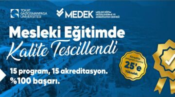 TOGÜ’de “Eğitim Kalitesi” belgeleniyor, 15 program daha akredite edildi