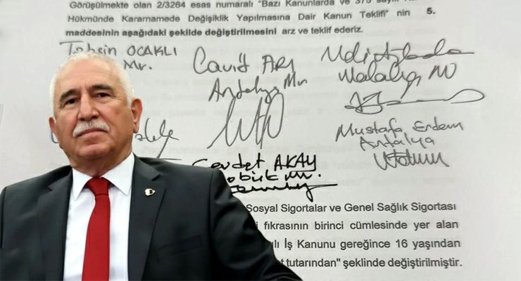 Kadim Durmaz, “Emekliye insanca yaşam önergeleri AKP ve MHP tarafından reddedildi”