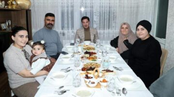 Başkan Yazıcıoğlu, Şehit Sinan Bilir’in ailesiyle iftar yaptı