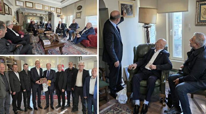 Tokat Heyeti KKTC’de Ersin Tatar’la buluştu