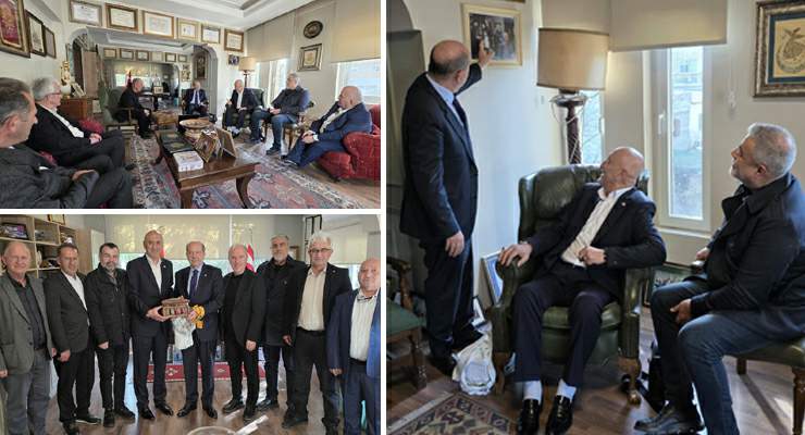 Tokat Heyeti KKTC’de Ersin Tatar’la buluştu