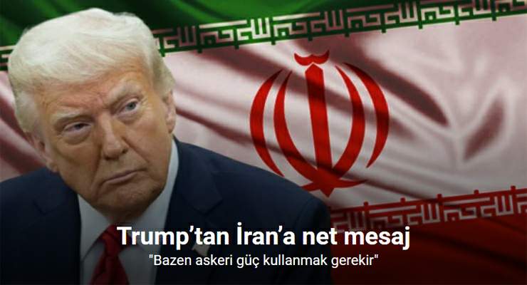 Trump, “İran iyi niyetle müzakere etse harika olurdu ancak henüz bu noktaya ulaşamıyorlar”