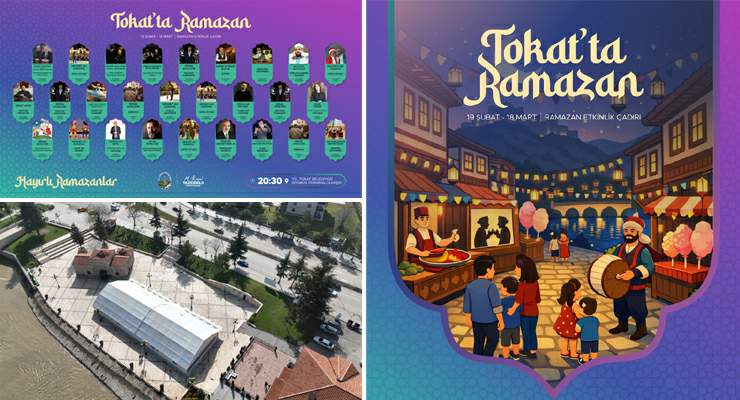 Tokat’ta Ramazan coşkusu, Her akşam etkinlik, Dört noktada iftar sofrası