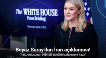 Beyaz Saray’dan İran açıklaması, ‘ABD, ordusunun ölümcül gücünü kullanmaya hazır’