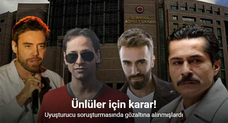 Uyuşturucu soruşturmasında gözaltına alınan Kaan Tangöze ile Murat Dalkılıç serbest bırakıldı