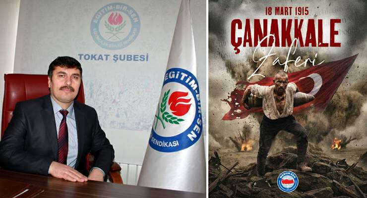 Eğitim-Bir-Sen “Çanakkale, Rükûdan başka eğilmeyen yiğitlerin zaferi”