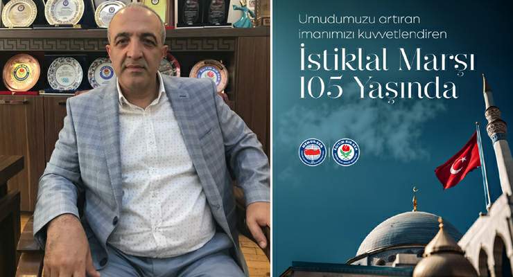 Başkan Ceylan, “İstiklâl Marşı bin yılın özgürlük destanıdır”