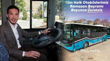 Bayram boyunca “Halk Otobüsleri” ücretsiz olacak