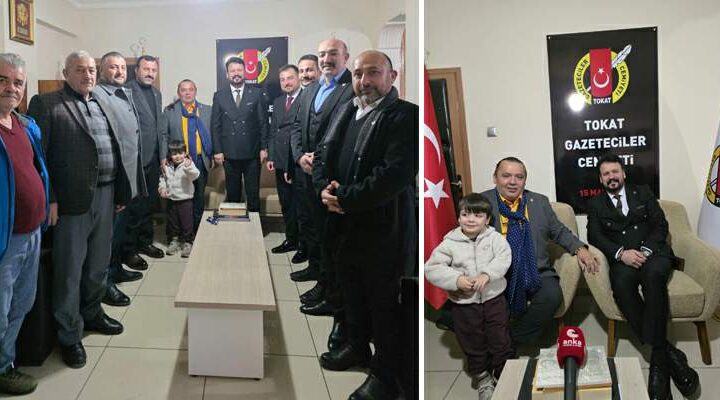 Yeniden Refah Partisi’nden Tokat Gazeteciler Cemiyeti’ne ziyaret