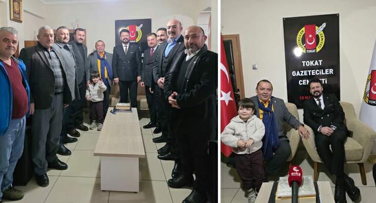 Yeniden Refah Partisi’nden Tokat Gazeteciler Cemiyeti’ne ziyaret